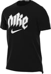 Nike Men's Dri-fit Run Miler T-Shirt, Black, S