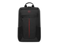 Dell Gaming Lite Backpack 17 - Notebookryggsekk - 17 - svart med røde aksenter - for XPS 15 9510, 17 9710