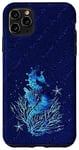 iPhone 11 Pro Max Turquoise seahorse ocean design Case