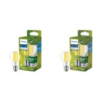 PHILIPS Ultra Efficient - Ultra Energy Saving Lights, LED Light Source, 100W, A60, E27, Cool White 4000 Kelvin, Clear (Pack of 2)