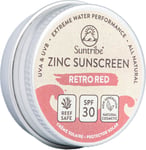Suntribe Suntribe Mini Natural Mineral Face and Sport Zinc Sunscreen SPF 30 Retro Red 15 g, Retro Red