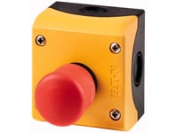 Eaton M22-Pv/Kc02/Iy, Knapp Till Elskåp, Skruv, Röd, Gul, Plast, Ip66, Ip69 Ul, Csa, Ac