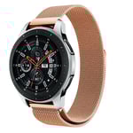 Milanese Loop Armband Samsung Galaxy Watch 46mm Rose Guld