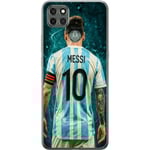 Motorola Moto G9 Power Genomskinligt Skal Messi