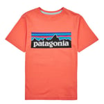 Lyhythihainen t-paita Patagonia  BOYS LOGO T-SHIRT