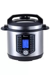 12-in-1 Multi-Cooker & Air Fryer 6L 1500W Bake Grill Save Energy Digital Cooker