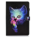 JIan Ying Case for Huawei MediaPad T5 10.1" Tablet Beautiful Patterns Protector Cover Cat