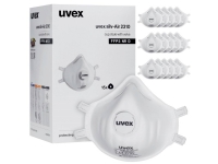Uvex classic 2310 filtermaske med ventil 15 stk