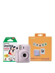 Fujifilm Instax Mini 12 Instant Camera Kit Inc Case, Photo Album, Hanging Cards &Amp; Pegs + 20 Shot Film