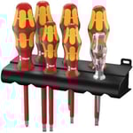 Wera Kraftform Plus 006148 Skruvmejselsats 7 delar + rack