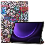 Samsung Galaxy Tab S9 FE Tri-Fold Fodral, Graffiti