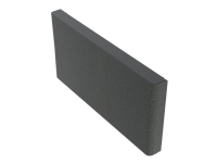 Heckler AV Credenza 4U - Förvaringslåda - för videokonferenssystem - låsbar - aluminium, maharam polyester fabric - svart/grå - väggmonterbar