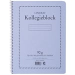 Kollegieblock A4, linjerat, 90g, 5st 5st