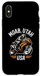 Coque pour iPhone X/XS Moab Utah USA Sport Bike Moto Design