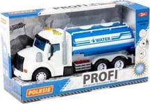 Polesie Polesie 89793 "Profi" Blå Tröghetslastbil Med Ljus Och Ljud I Låda