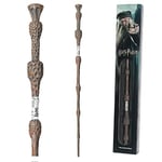 The Noble Collection - Professsor Dumbledore Wand in A Standard Windowed Box - 16in (40cm) Wizarding World Wand - Harry Potter Film Set Movie Props Wands