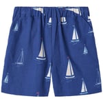 Fliink Sailor Mönstrade Shorts Mazerine Blue | Blå | 80 cm