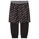 Versace Black Logo Print Shorts and Sweat Pants Set | Svart | 12 years