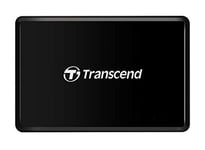 Transcend CFast 2.0 Card Reader USB 3.1 Gen 1 (Ideal for high-resolution video, raw image transfers and post-production processing) TS-RDF2, Black