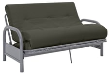 Argos Home Mexico 2 Seater Futon Sofa Bed - Grey