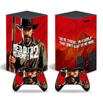 Kit De Autocollants Skin Decal Pour Xbox Series X Console De Jeu Red Dead Redemption 2, T1tn-Seriesx-8012