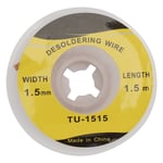 1,5 m 1,5 mm BGA Lödtråd Desoldering Fläta Tråd PCB Löd Remover