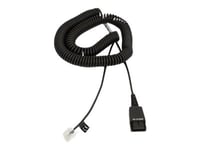 Jabra - Headset-Kabel - Rj-45 Hane Till Snabburkoppling Hane - 2 M