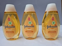 3x JOHNSONS Baby Shampoo Yellow 300 ml New