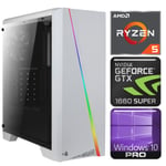 INTOP Ryzen 5 5600X 32GB 240SSD M.2 NVME+2TB GTX1660 SUPER 6GB W10P White