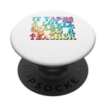 It Takes A Lot of Sparkle To Be A Teacher Teaching PopSockets Swappable PopGrip