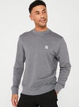 BOSS Westart Sweatshirt, Light Grey, Size M, Men
