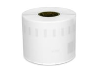 Mediarange - Papper - Permanent Häftning - Svart På Vitt - 101 X 54 Mm 220 Etikett (Er) (1 Rulle/Rullar X 220) Hängande Låda - Etiketter (Alternativ För: Dymo 99014, Dymo S0722430) - För Dymo Labelwriter