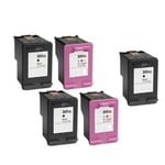 Compatible Multipack HP DeskJet 2724 Printer Ink Cartridges (5 Pack) -3YM62AE