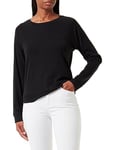 Calvin Klein Women Sweatshirt L/S no Hood, Multicolor (Black), S