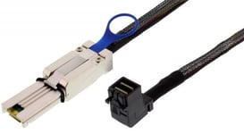 Mini SAS HD kabel SFF8643 vinklet til SFF8088 - 0,5m