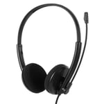 USB Headset with Microphone Adjustable Noise Canceling Earphone Headset Earphone for PC Laptop Computer (Style 3)