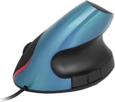 Souris ergonomiques, Souris de Jeu 3200DPI Souris Souris USB Souris Verticale, Souris de Jeu Repose-Poignet pour Ordinateur Portable PC(Bleu)