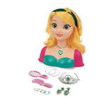 Grandi Giochi - Princess Styling Head Petite Sirène, Tête à coiffer avec Accessoires Inclus, GG03000