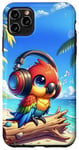iPhone 11 Pro Max Kawaii Parrot Headphones: The Parrot's Rhythm Case