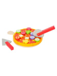 Small Foot - Wooden Cut and Play Food Pizza Set 21dlg.
