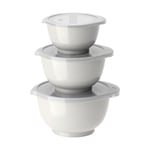 Rosti Margrethe mini bowl set 3-pack White