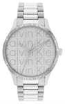 Calvin Klein 25200342 Iconic (42mm) Silver Logo Dial / Watch