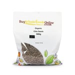 Organic Chia Seeds 500g | Buy Whole Foods Online | Free Uk Mainland P&p