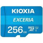 KIOXIA 256GB EXCERIA MicroSD Micro SD SDXC minneskort - KIOXIA - Lagringskapacitet: 256 - Format: Micro SD