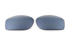 NEW POLARIZED REPLACEMENT SILVER ICE LENS FOR OAKLEY FIELD JACKET SUNGLASSES