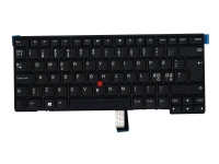 Lite-On - Erstatningstastatur for bærbar PC - med ClickPad, Trackpoint - QWERTY - Nordisk - FRU, CRU - Tier 2 - for ThinkPad L470 20J4, 20J5, 20JU, 20JV