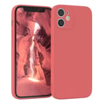 For Apple iPhone 12 Mini Silicone Back Cover Protection Case Red