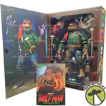 Universal Monsters X TMNT Raphael as The Wolfman 7" Scale Figure NECA NRFB