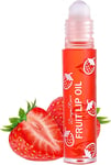 Hydrating Lip Glow Oil, Fruit Roll on Lip Oil, Plumping Hydrating Lip Gloss, Tra