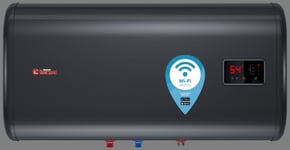 Thermex ID 50 H Shadow Smart WiFi chauffe-eau électrique intelligent horizontal plat, excellente performance énergétique, équipé d'un autodiagnostic et d'une protection antigel, cuves BIO-glasslined